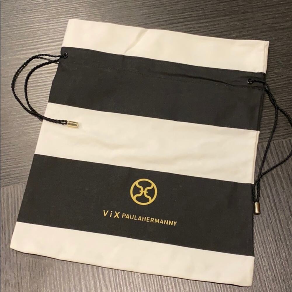 ViX Paula Hermanny Striped beach tote NWOT